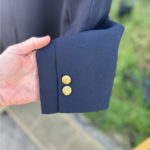 Brooks Brothers Dark Blue Blazer with Gold Buttons - Picture 6 of 8